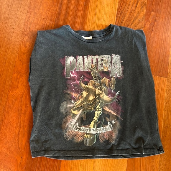 Pull&Bear Tops - Panthers muscle tee